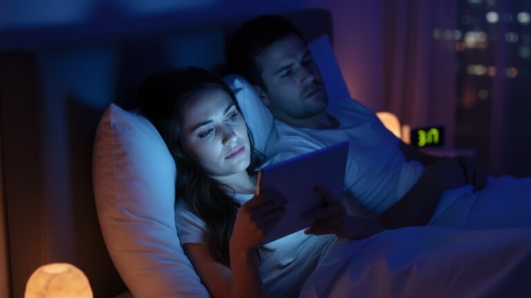 sirene wplyw swiatla niebieskiego